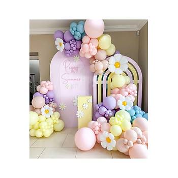 Makaron Papatyal� Balon Seti 63 l�