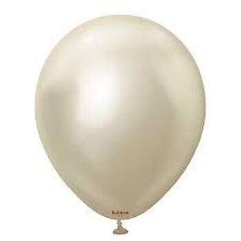 Kalisan Ak Gold (White Gold) Krom Balon 12 in - 50 Adet