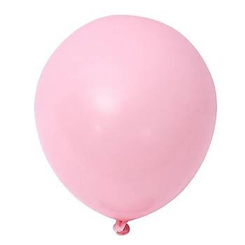 Pembe Makaron Balon - 10 Adet