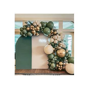 Okaliptus Deniz Kumu Gold Krom Balon Zinciri Seti 100'l�