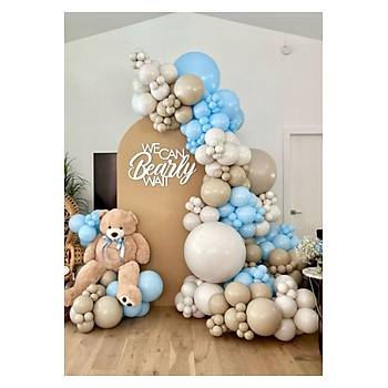 Mavi Deniz Kumu Bebek Konsept Balon Z�nciri Seti 100'l�