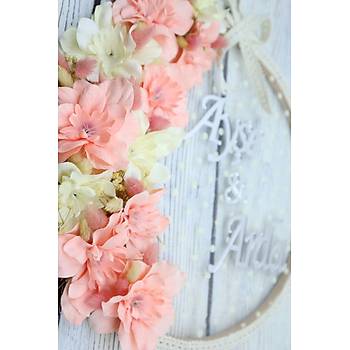 Somon �i�ekli Ev Kap� S�s�