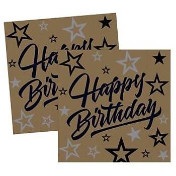 Gold Happy Birthday Peete 16'l