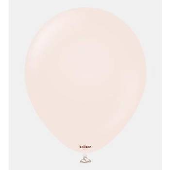Kalisan Retro Pink Blush Balon 12 inç 100'lü