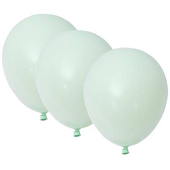 Yeşil Makaron Balon - 50 Adet