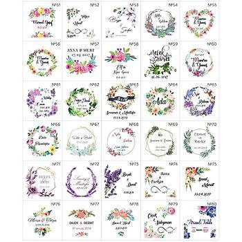 Kahveli ikolata ve Kutulu Aacak Magnet Nikah ekeri 6 cm - Sz Nian Kna Hediyelik