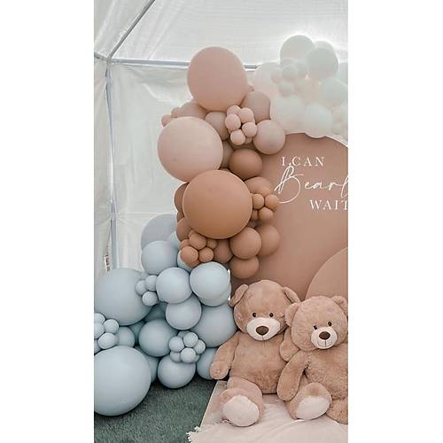 Frtna mavi l kumu balon zinciri seti 100 adet balon