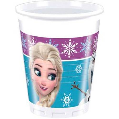 Lisansl Frozen Elsa Plastik Bardak 8'li