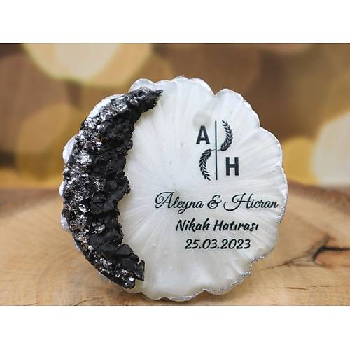 Sz Nian Kna Hediyesi -Tal Epoksi Magnet Nikah ekeri