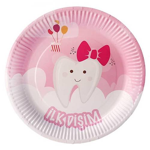 Pembe Di Karton Tabak 8'li