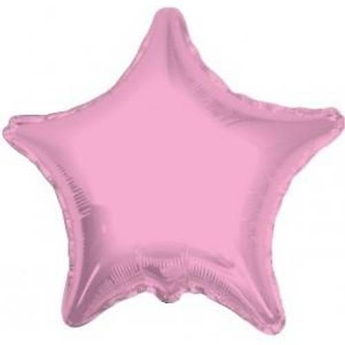 Pembe Yldz Folyo Balon 40 cm