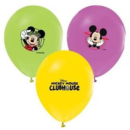 Mickey Baskl Balon  30 cm 10 Adet