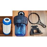 5 inch-3/4 Balantl Daire Girii Su Artma Filtre Kab Plastik Ykanr Filtreli 10 housing