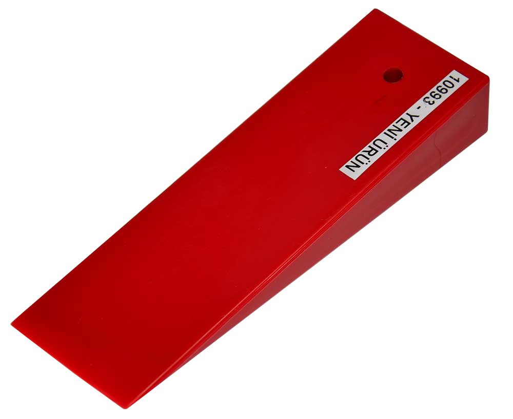 Düz Plastik Kama Kırmızı 30X58X190Mm MEC
