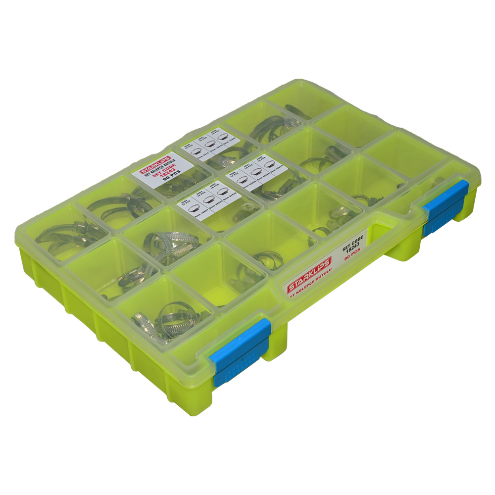 Set Kelepçe Kutulu (90Adet)
