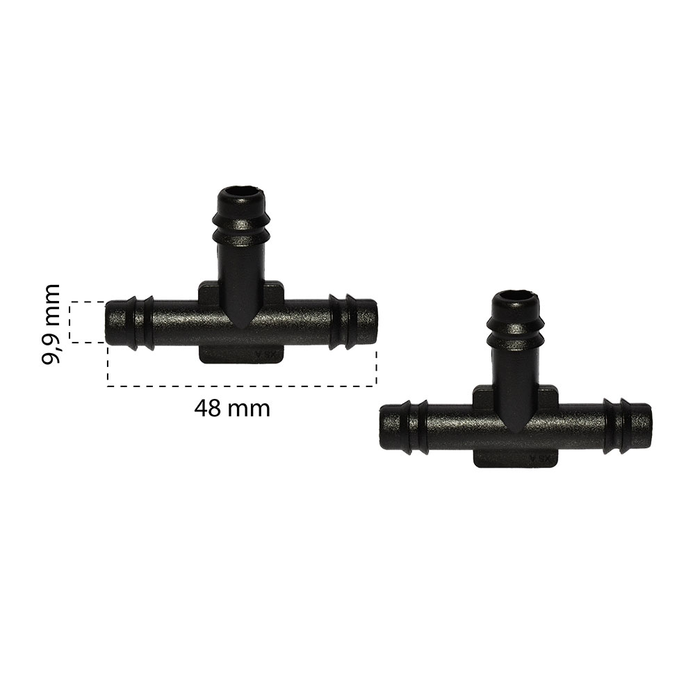 Klips Su Fıskiye T Tip Konnektör 9,9x48mm 4167810 GM Chrysler  10 Adet