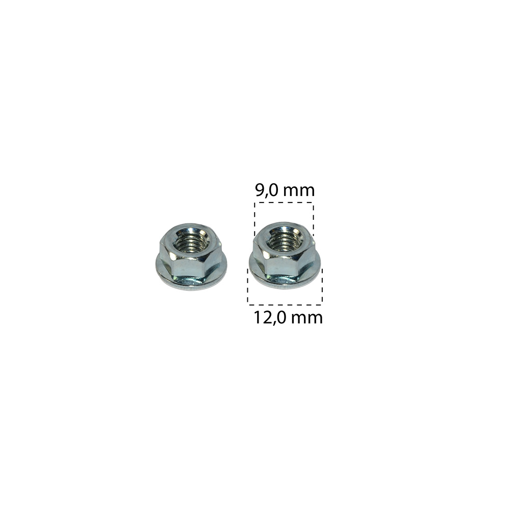 Somun Kendinden Pullu Çinko M5*12X5,2mm Çelik Ford N383255 25 Adet