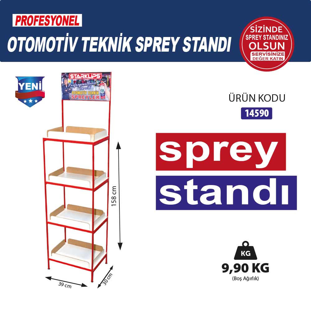 Stand 4 Raflı