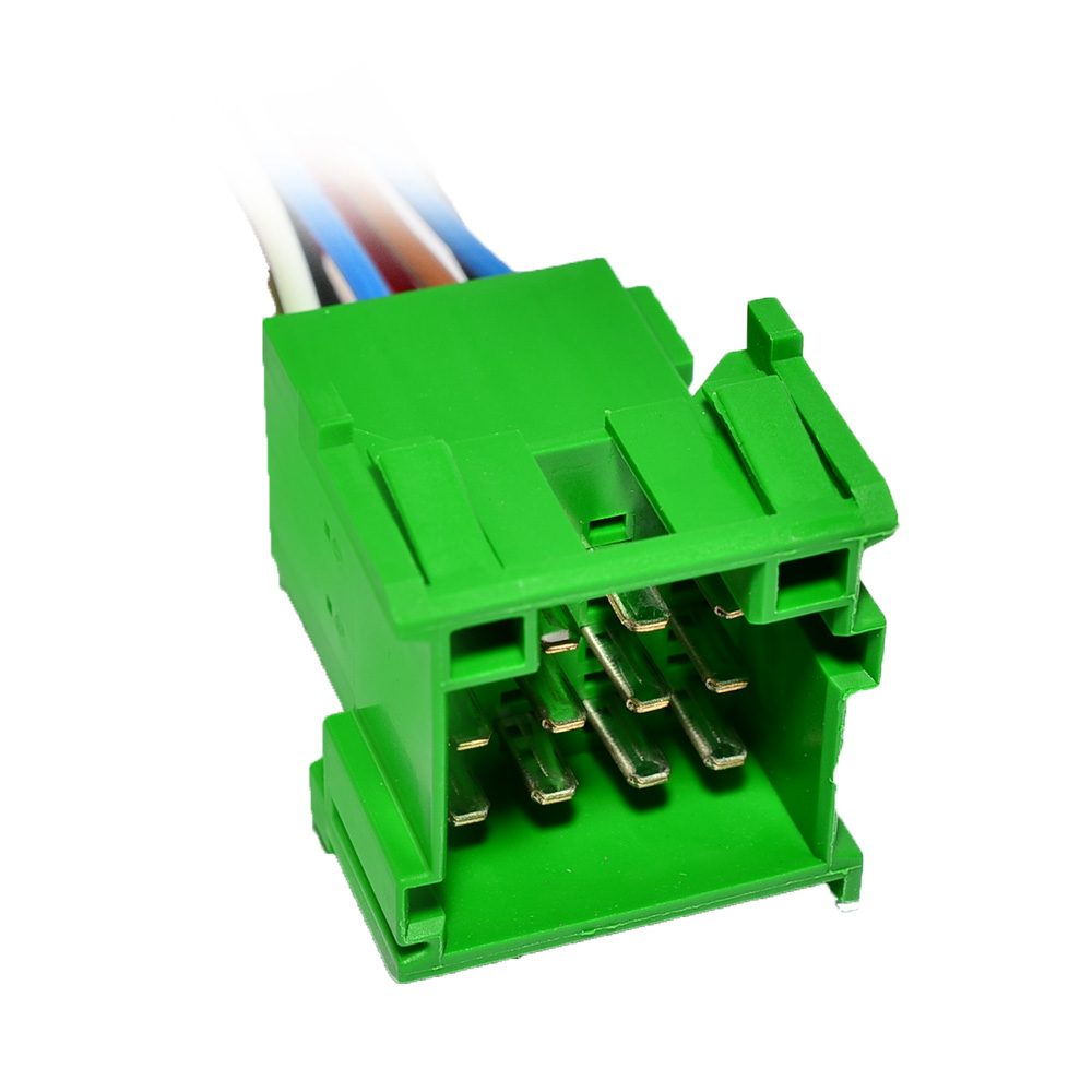 Soket 12 Kablo Jpt 12 Li Erkek Connector (Yeşil) Mercedes Kamyon Otobüs