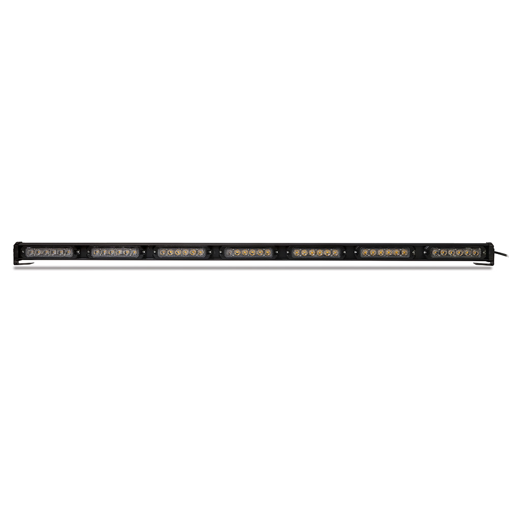İkaz Lambası 12/24V 70W Yuvarlak 14 Fonksiyon Sarı E Belgeli 106Cm Wolfram