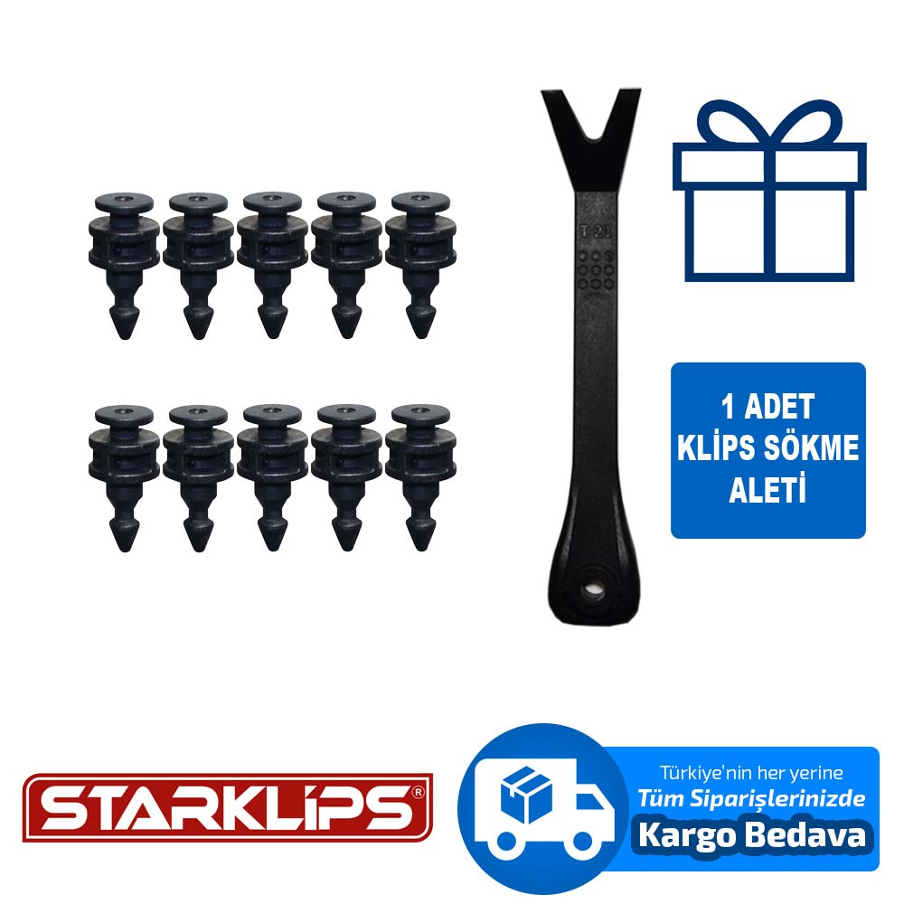 thumbnail image 2 of Expo Auto Parts 10-Pack Mercedes Sprinter & VW Crafter Tail Light Clips – OEM 0008208164 2 of 3