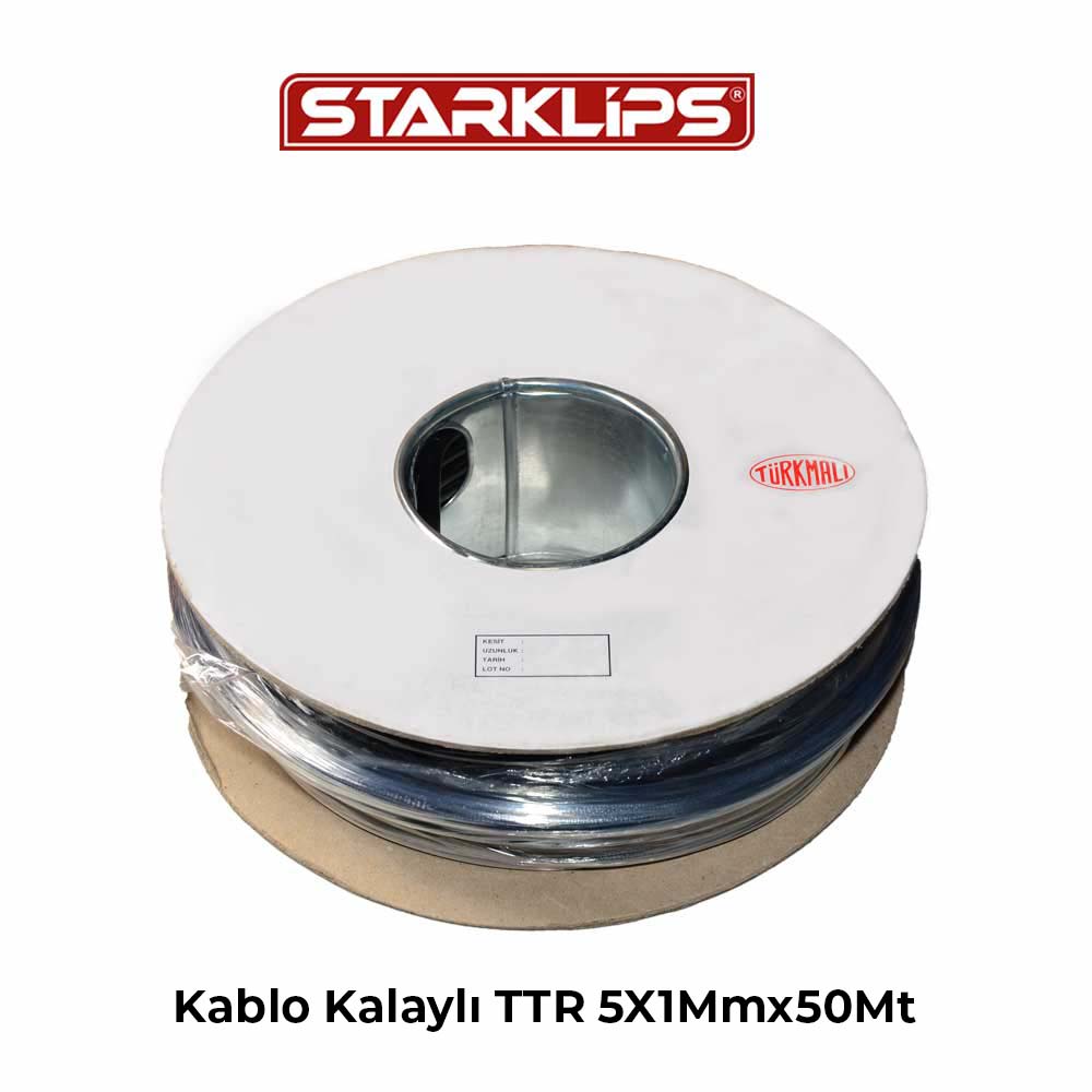 Kalaylı Kablo Ttr 4X1Mmx50Mt Mr