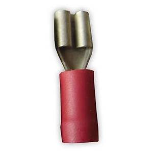 Yar� �zoleli Kablo Ucu Di�i Mini K�rm�z� 0,5-1,5/4,8mm Fd1488 25 Adet