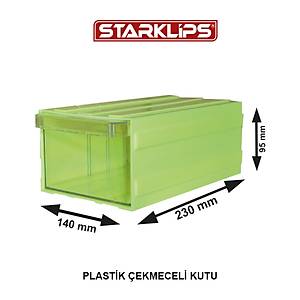 Plastik �ekmece 140 140X95X230 Sk Sar� 5 Adet