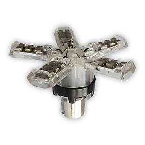 Tek Duy Ampul Y�ld�z LED K�rm�z� 2 Adet