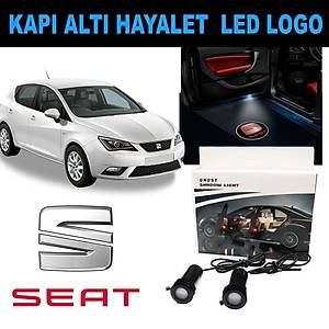 Kap� Alt� 3D Hayalet LED Logo Seat
