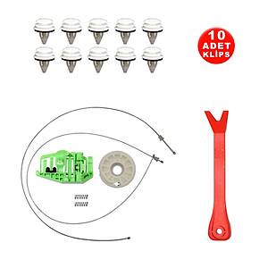 BMW 3 Serisi E90 E91 2005-2011 51357140590 Sa� Arka Cam Kriko Tamir Seti