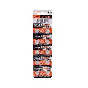 Lityum Pil 1,5V LR 1130 Maxell ELEKTRON�K OYUNCAKLAR, ELEKTRON�K ALETLER, MP3 �ALARLAR, D�J�TAL SES KAYIT , KAN �EKER� �L��M , KOLESTEROL TEST , MED�KAL C�HAZLAR VB. 2 Adet