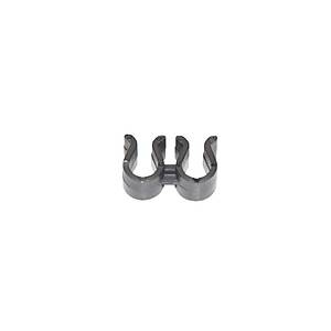 Kablo Tutucu Klips �iftli 2x6,5mm Siyah  25 Adet