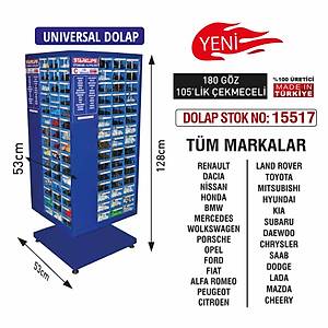 STAND SA� DOLAP 128x53x53 UN�VERSAL 180 G�Z 105L�K �EKMECE