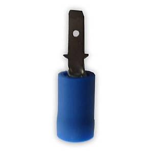 Yar� �zole Kablo Ucu Erkek Ge�me Mavi 2 8Mm 25 Adet