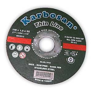 Ta�lama Kaba 22X115X6,4Mm Karbosan 2 Adet