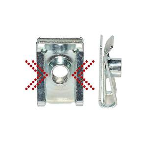 Ma�a Somun M6 16x23mm S�kmal� �inko 7731367 Fiat BMW 51127070202 Audi VW N90168602 Renault 7703046034 CNH 14189071 20 Adet