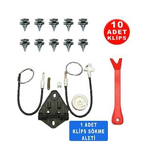 Renault Megane 1 1996-2003 7700834342  Sa� Arka Cam Kriko Tamir Seti