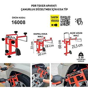 Pdr Teker Aparat� �amurluk D�zeltmek ��in K�sa Tip