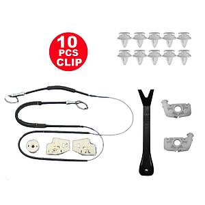 Bmw 3 Serisi E46 (1999-2005) 8196037 Sol �n Cam Kriko Tamir Seti 10 Klips