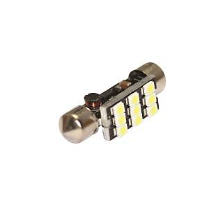 Sofit Ampul LED Beyaz 12V-24V 9 LED 39Mm Can Bus 2 Adet