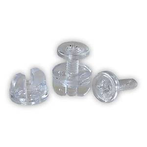 Kelebek Klips Stand ��in �effaf Uzun Vidal� 20Mm 25 Adet