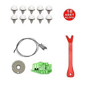 BMW 1 serisi E87 2004-2012 51357138468  Sa� Arka Cam Kriko Tamir Seti