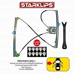 Cam Kriko K�zakl� Sol �n Renault Laguna 2 2001-2007 10Klips (8200000937)