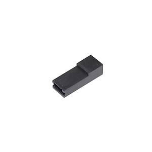 Kablo Ucu K�l�f� Siyah 9X9X24Mm T�rnakl� ��in 25 Adet