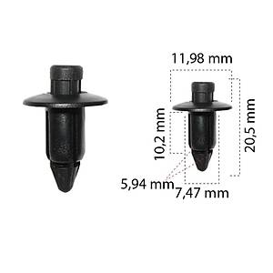 Klips Cam Izgara 5,94mm 66824-01G00 Nissan Motorsiklet Suzuki GSXR Hayabusa Bandit Yamaha YZF R1 R6 10 Adet