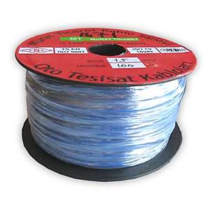 Kablo Kalays�z �iftli 2X0 75mm x 100Mt Kolon Erm