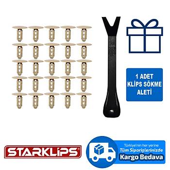 Deme Klipsi Bej 10X24X25mm Ducato 25 Adet