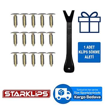 Klips am Tipi Gri 7,7X29X18mm 25 Adet
