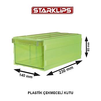 Plastik ekmece 140 140X95X230 Sk Sar 5 Adet